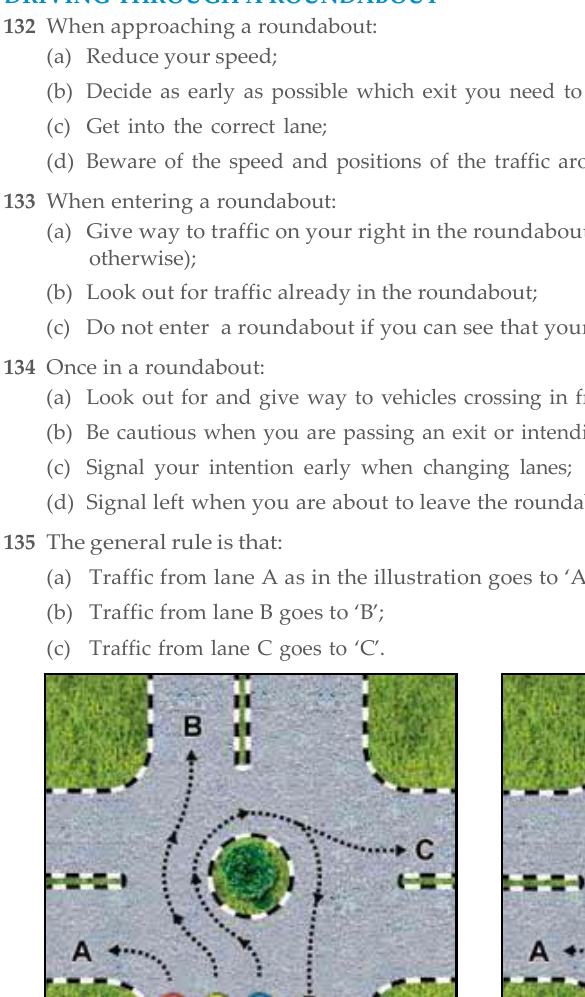 Official FTT handbook crop for Roundabout positioning