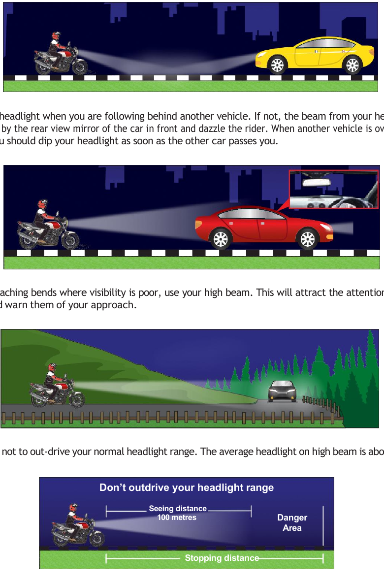 Official RTT handbook crop for Night and low-light riding